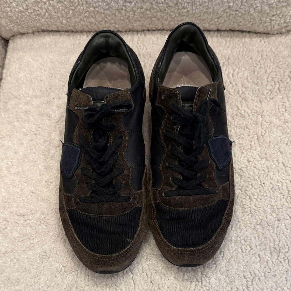 Philippe model Men's Black and Brown Sneakers